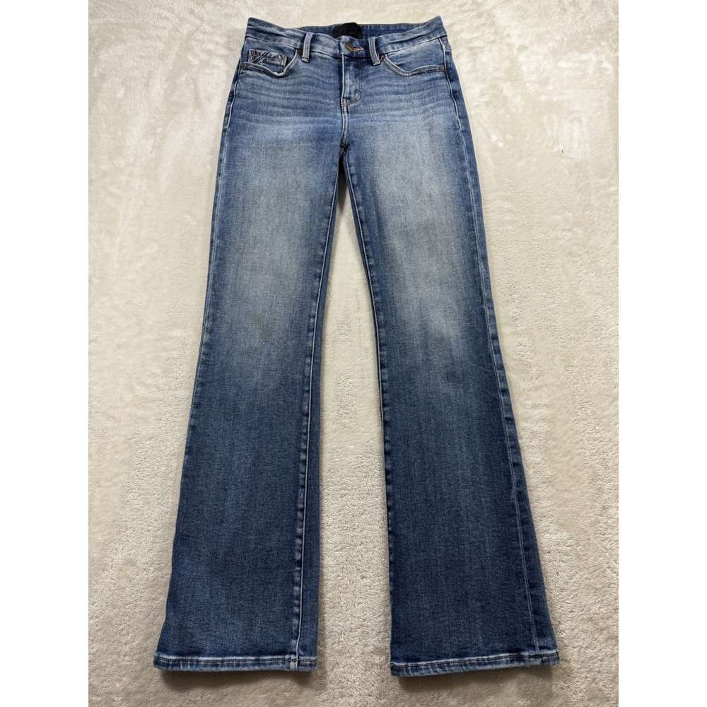 Buckle Black Womens Fit No. 53 Bootcut Blue Jeans 25x32 Meas: 27x31.5